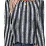 Alaroo Womens Long Sleeve Shirts 2025 Fall Tunic Tops Crewneck Blouses Print