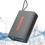 Speaker, Portable Wireless Bluetooth Speakers, Waterproof Loud Stereo Sound with RGB Lights TWS Paire Long Playtime for Home/Party/Outdoor, Electronic Gadgets (1PCS, Gray)