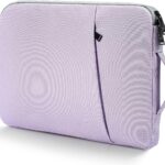 17 inch Laptop Case Sleeve, Padded Protective Shockproof Water-Resistant Laptop Cover with Handle for HP Envy 17 / Pavilion 17, Dell Lenovo Asus Acer MSI 17.3-in Computer Carrying Bag -Purple