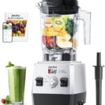 Aeitto Blenders for Kitchen with 68Oz. Large Capacity, 1800W Max Power Smoothie Blender, 3 Preset Programs & 7 Speeds, Professional Countertop Blender for Smoothies, Ice Crush, Generation2 Silver