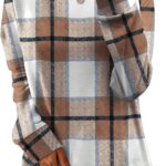 WIHOLL Sweatshirt for Women Crewneck Long Sleeve Shirts Curved Hem Lightweight Sweaters Fall Clothes 2025