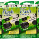 Fujifilm QuickSnap Flash 400 One Time Use 35mm Camera with Flash, 27 Exposures, 4-Pack