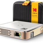 Kodak Ultra Mini Rechargeable Pocket Projector – DLP Pico Projector with 100” Display, HDMI/USB/Micro SD, Built-in Speaker & Carrying Case