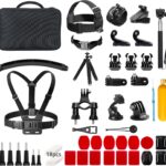 AKASO 60 in 1 Action Camera Accessories Kit Compatible with EK7000/EK7000 Pro/Brave 4/Brave 4 pro/Brave 7 LE/Brave 7/Brave 8/V50X/V50 Pro/V50 Elite/GoPro Hero 11 10 9 8 7/ DJI/Apexcam Action Cameras