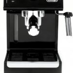 De’Longhi ECP3120 15 Bar Espresso Machine with Advanced Cappuccino System, 9.6 x 7.2 x 11.9 inches, Black/Stainless Steel