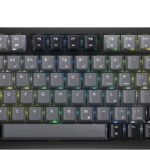 Corsair K65 Plus Wireless 75% RGB Mechanical Gaming Keyboard – Pre-Lubricated MLX Red Linear Switches – PBT Dye-Sub Keycaps – PC, Mac, PS5, PS4, Xbox, iPad – QWERTY NA – Black/Gray