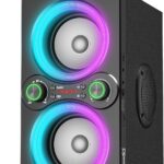 Bluetooth Speakers, 80W(Peak) Wireless TWS Portable Bluetooth Speaker, Beat-Driven Lights, 100dB Loud Stereo Speaker with BassUp, Speakers with Subwoofer for Outdoor, Party, Camping