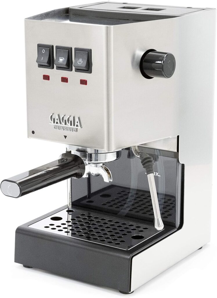 Gaggia RI9380/46 Classic Evo Pro Espresso Machine, Brushed Stainless Steel