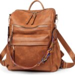 Dora & Liz Womens Backpack Purse Leather Fashion Travel Backpack Purse for Women Designer Ladies Shoulder Bags