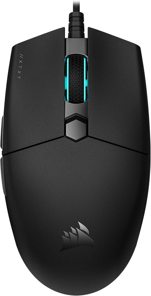 Corsair KATAR PRO XT Wired Ultra-Light FPS Gaming Mouse – 18,000 DPI – Symmetric Shape – Quickstrike Buttons – iCUE Compatible – PC, Mac, PS5, PS4, Xbox – Black