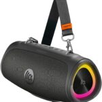 Portable Loud Bluetooth Speaker, 60W Large Subwoofer Wireless Bluetooth 5.3 with Powerbank USB Charge Out,Waterproof IPX7,Rugged Outdoor Boombox for Party,Beach,Golf Life,Pool, Shower,Bike Use