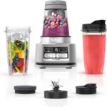 Ninja Blenders for Kitchen | Smoothie Blender, Mixer, Grinder – Premium Blending Performance for Sauces, Frozen Drinks, and More | 1200 Peak Watt Motor | SS101 Foodi Personal Smoothie Maker