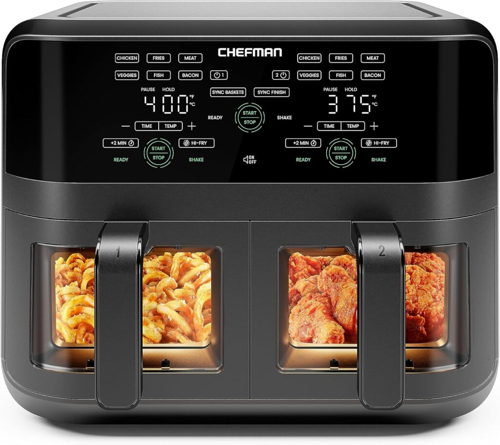 2X 4.5QT BASKETS air fryer