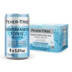 Fever-Tree Mediterranean Tonic Water – Premium Quality Mixer – Refreshing Beverage for Cocktails & Mocktails. Naturally Sourced Ingredients, No Artificial Sweeteners or Colors – 5.1 Fl Oz Cans – Pack of 8