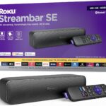 Roku Streambar SE | 2-in-1 TV Soundbar with Built-in 4K/HD/HDR Streaming, Premium Speakers, & Enhanced Speech Clarity for Crisp, Clear Dialogue – Quick Guided Simple Setup