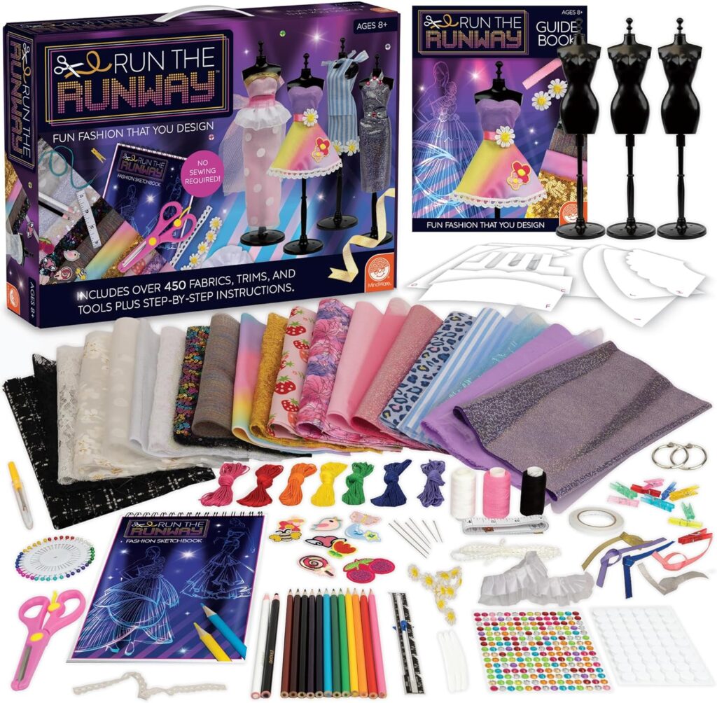 MindWare Run The Runway Fashion Design Kit for 8 Year Olds and Up