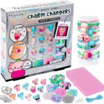 Fashion Angels Charm Changers Axolotl League Jewelry Design Kit, Includes Adorable Axolotl Charms & Over 700 Beads, Custom Jewelry Craft Activity for Kids