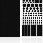 FLANCCI LED Light Blocking Stickers – Blackout LED Covers, Dim 50%80% of Lights, 2 Sheets (1 Cut Out + 1 Uncut)