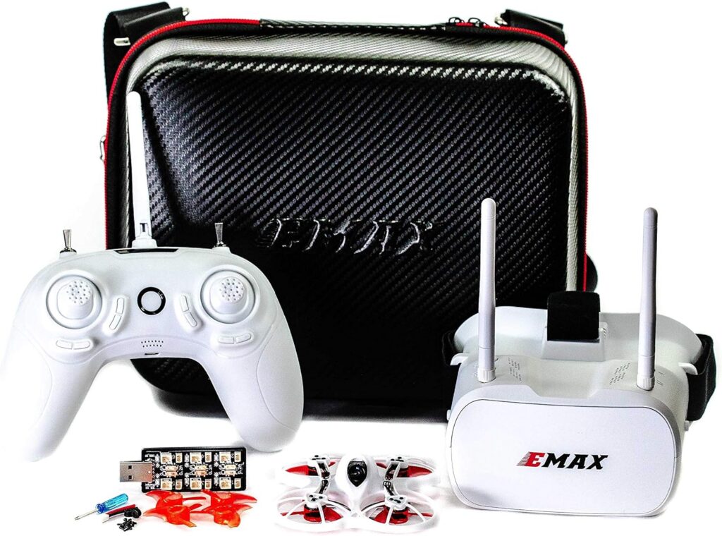 Tiny Hawk RTF Kit Micro FPV Drone Ready To Fly with Goggles and Controller for Beginners Outdoor Racings Durable and Easy to Fly Quadcopter Kit