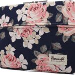 Canvaslife White Rose Patten Laptop Sleeve 14 inch 14.0 inch Laptop case Bag