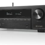 Denon AVR-X1700H 7.2ch 8K Home Theater Receiver with 3D Audio, Voice Control, and HEOS Built-in (Renewed)