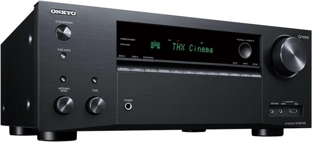 Onkyo TX-NR7100 9.2-Channel THX Certified AV Receiver Black (Renewed)