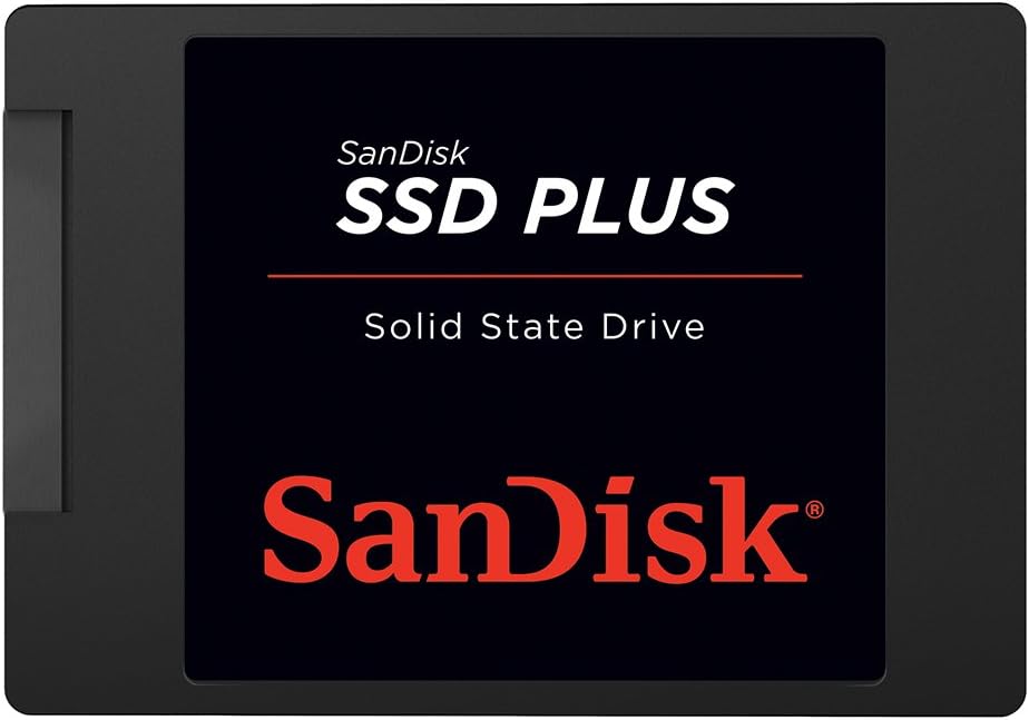 SANDISK SSD Plus 2TB Internal Solid State Drive – SATA III 6 Gb/s, 2.5″/7mm, Read/Write Speeds of up to 545MB/s / 515MB/s – SDSSDA-2T00-G28