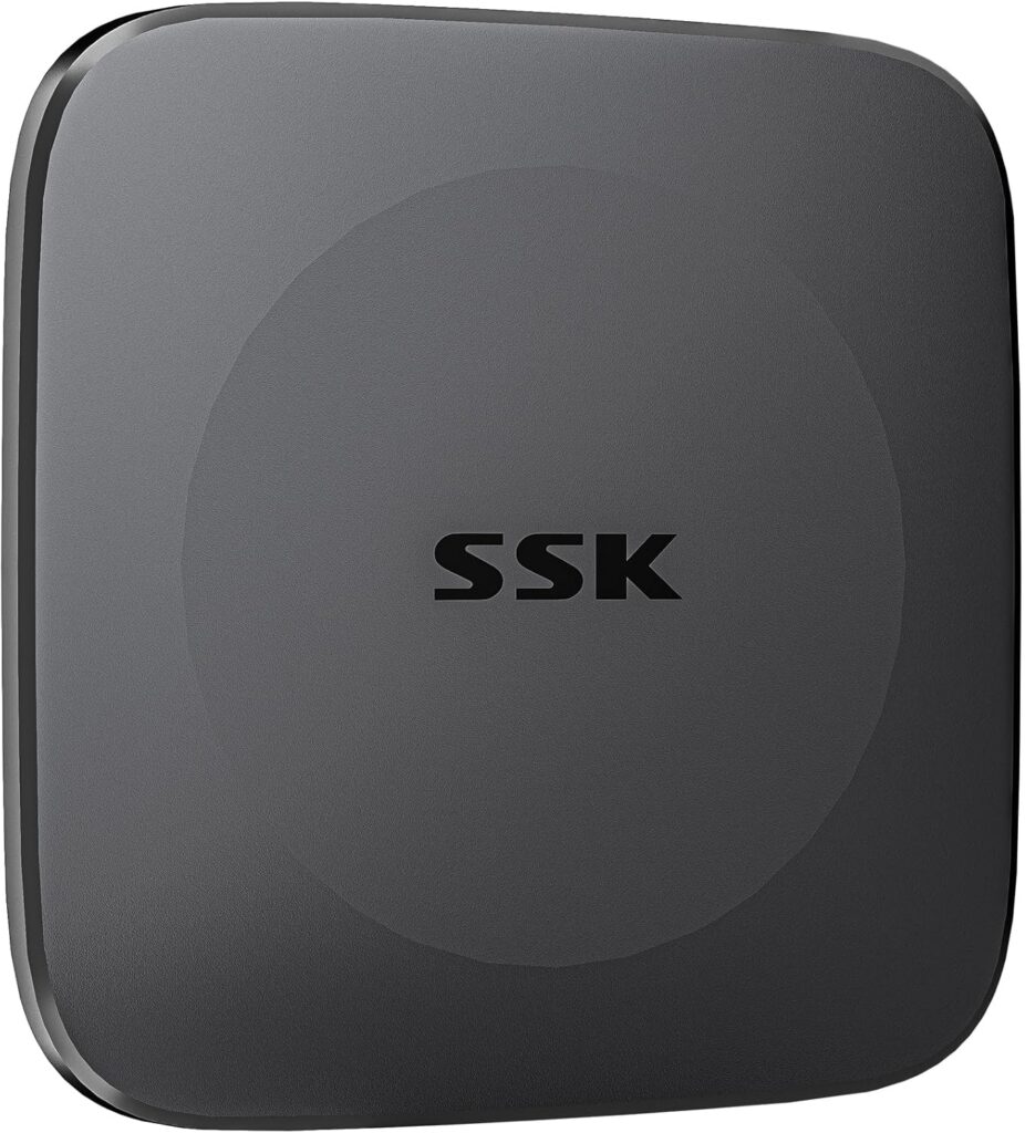 SSK External Drive 128GB,Portable-SSD-Drive up to 550MB/s,SSD External Hard-Drive Type C+USB A Fast Portable Solid State Drives USB-3.2 GEN2 USB Storage for iPhone 15/Android/Windows/Tablet/Mac