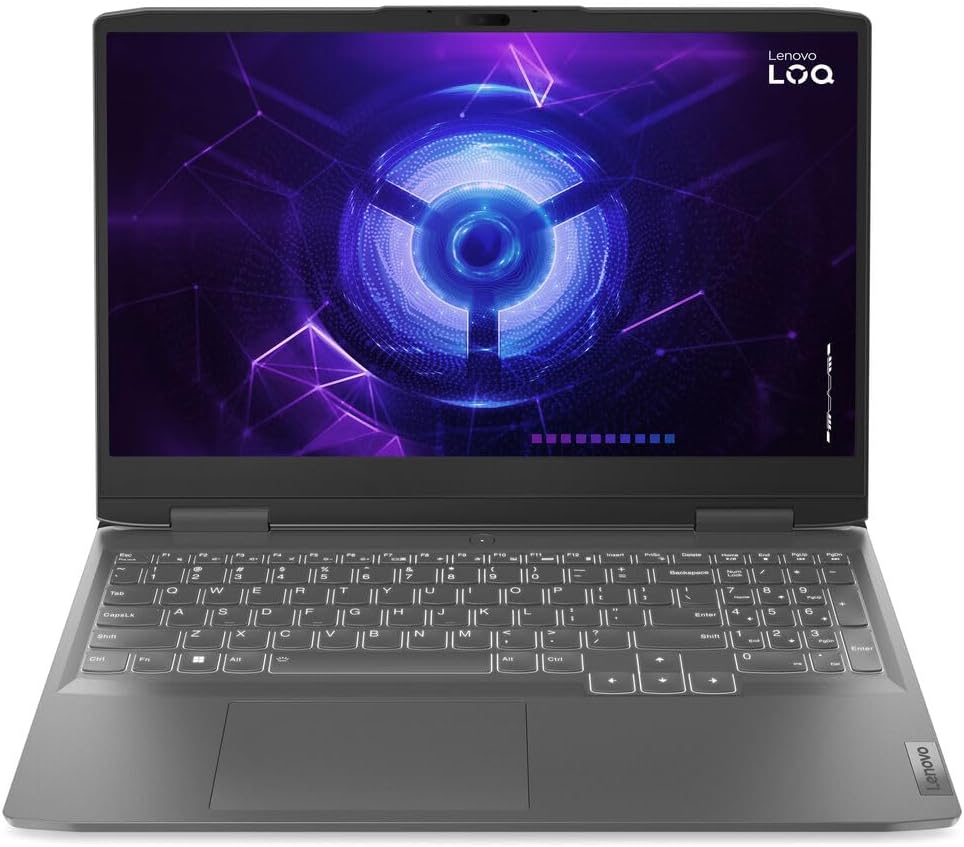 Lenovo LOQ 15IAX9 2025 Gaming Laptop 15.6″ FHD IPS 144Hz 8-Core Intel i5-12450HX 16GB DDR5 512GB SSD NVIDIA GeForce RTX 2050 4GB GDDR6 Wi-Fi 6 Backlit Keyboard Win11 Home w/ONT 32GB USB