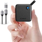 ORICO Portable SSD 512 GB with 2 in 1 USB C Cable, External Solid State Drives, Up to 460MB/s, Status Indicator, Reliable Storage for USB-C Smartphone, Tablet, PC – B5PLUS