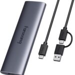 fanxiang 2TB External SSD – Portable SSD External Solid State Drive, 1000MB/s,USB 3.2 Gen2 Type-C, Aluminum Alloy, External Hard Drive for iPhone15/16,Android, Mac, Windows -PS1008