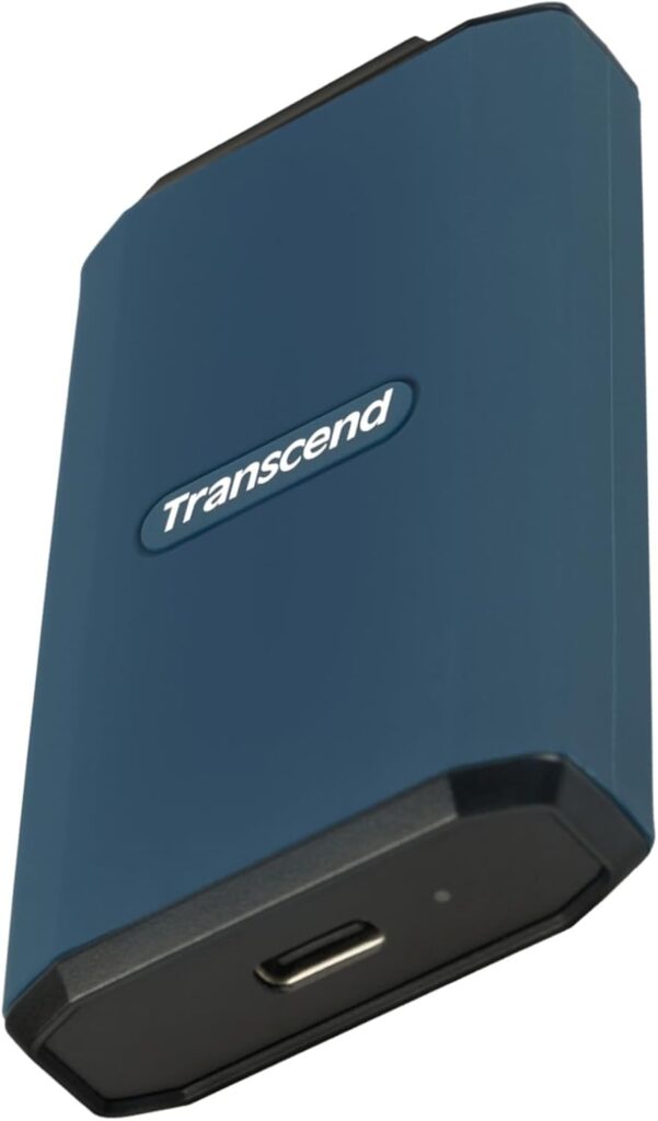Transcend 4TB External SSD, Up to 2000MB/s, Supports Apple 4K 60fps ProRes, USB Hard Drive for iPhone15,16/iPad/Mac/Tablets/PS5/Windows/Android, IPX5 Water-Resistant USB 3.2 Gen2 (20Gbps) Portable SSD