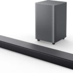 TCL S55H S Class 2.1 Channel Sound Bar with Dolby Atmos, DTS Virtual:X, Wireless Subwoofer, Bluetooth Music Streaming, and Auto Room Calibration (Renewed)