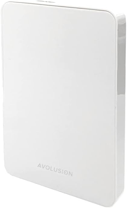 Avolusion Z1-S 1TB USB 3.0 Portable External Gaming Hard Drive – White (for PS4, Pre-Formatted)