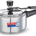 Prestige Nakshatra Alpha Stainless Steel Body 2 Litre Straight Wall Inner Lid Pressure Cooker, 2 Liter