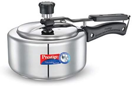 Prestige Nakshatra Alpha Stainless Steel Body 2 Litre Straight Wall Inner Lid Pressure Cooker, 2 Liter