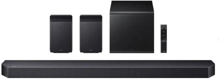 Samsung Q-SerieSamsungs Soundbar 9.1.4 ch w/Subwoofer + Rear Speaker Titan Black HW-Q930F/ZA