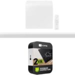 Samsung HW-S801B/ZA 3.1.2ch Soundbar w/Wireless Dolby Atmos/DTS:X, White 2022 (Renewed) Bundle with 2 YR CPS Enhanced Protection Pack