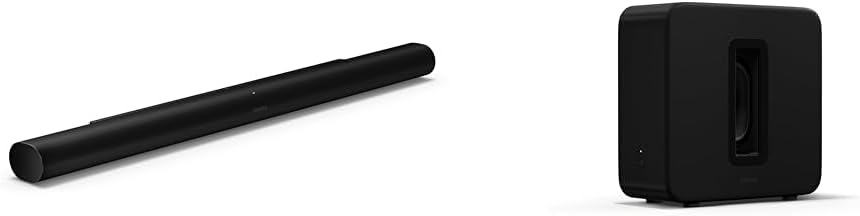 Sonos Arc Ultra soundbar + Sub 4 subwoofer – Black