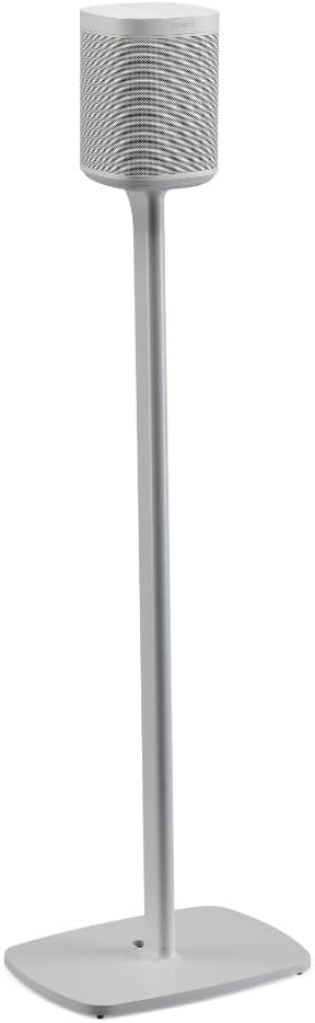 Flexson Floor Stands for Sonos One, One SL and Play:1 – White (Pair)