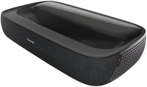 Hisense 100L9H-RB L9 Series 4K TriChroma Projector, 3000 ANSI Lumens, Dolby Vision & Atmos, Black – Certfied Refurbished