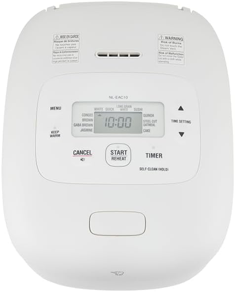 Zojirushi NL-EAC10WA Micom Rice Cooker & Warmer 5.5 Cups, White