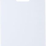 FARBERWARE Reversible Plastic Cutting Board, 8×10 Inch, White, Dishwasher Safe, Non-Porous and Durable for Chopping, Slicing, Prep, Easy to Store