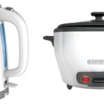 BLACK+DECKER 1.7L Rapid Boil Electric Kettle & 6-Cup Rice Cooker Bundle with Steaming Basket