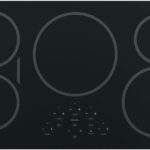 GE 36-Inch Cooktop with 5 Induction | Pan Size Sensors, SyncBurners, Red LED Display, Kitchen Timer, 3,700-Watt Element | ADA Compliant Fits Guarantee | PHP9036DJBB model