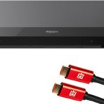 Sony UBP-X700U 4K Ultra HD Home Theater Blu-ray DVD Player 4K, HDR10, Hi Res Audio Bundle with Deco Gear 6FT 4K HDMI 2.0 Cable