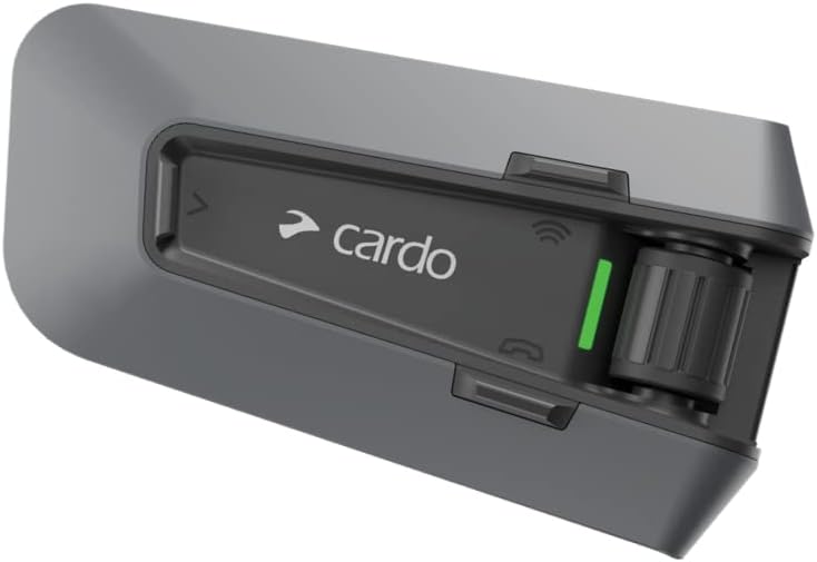 Cardo PACKTALK Edge Off-Road Vehicles ORV, Snowmobile, Side x Side, ATV Communication for Every Terrain – Duo Pack, Black