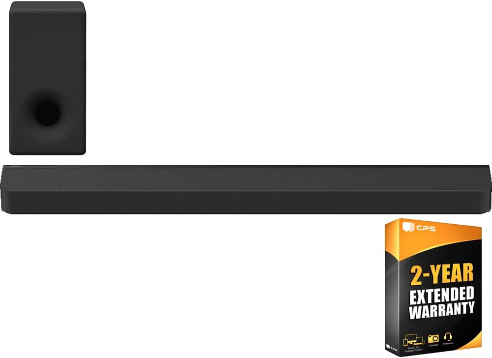 Sony HT-A8000 BRAVIA Theater Sound Bar 8 with 11 Speakers, Dolby Atmos/DTS:X Bundle with Premium SA-SW3 6.3″ 200W Wireless Subwoofer + 2 Year CPS Enhanced Protection Pack