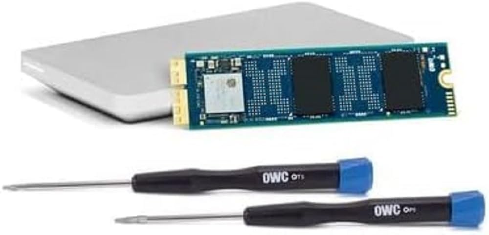 OWC 1TB Aura N2 NVMe SSD Upgrade Kit w/Envoy Pro Enclosure Compatible with MacBook Pro w/Retina Display (Late 2013 – Mid 2015) and MacBook Air (Mid 2013 -Mid 2017)