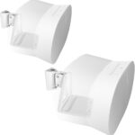 Wall Mounts Brackets-Pair Set(2PCS) for Sonos Era 300 Speaker(Include 2PCS,Swivel and Tilt,Sturdy Metal,Enduring Paint Finish,Easy to intall,Compatible with Sonos Era 300,White Pair)